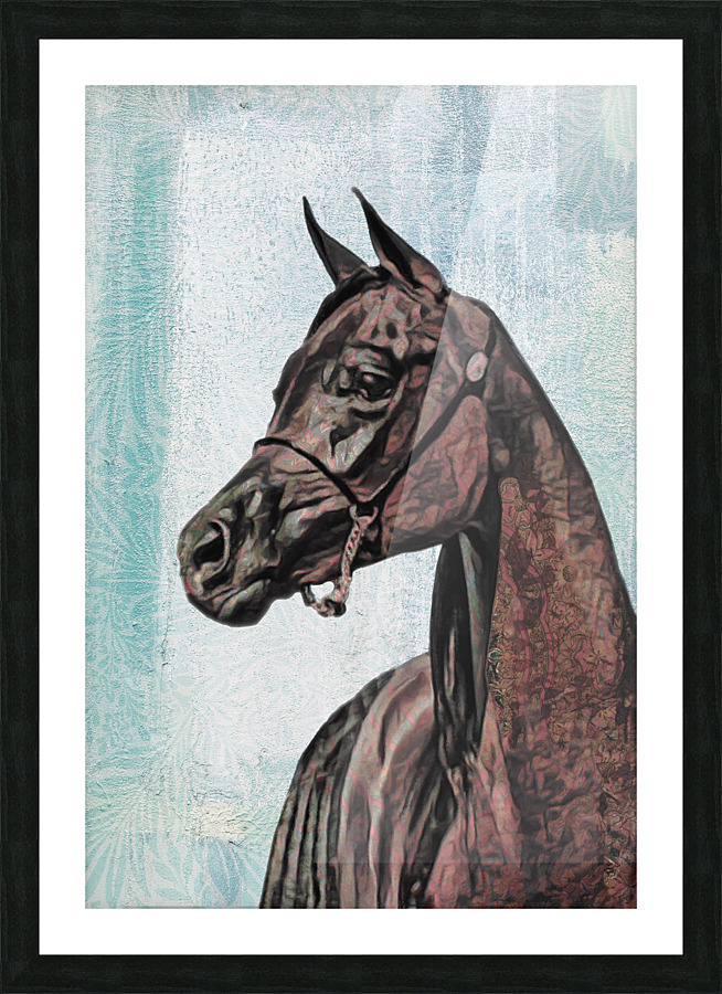 Fancy Horse Picture Frame print