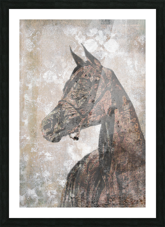 Fancy Horse 2 Picture Frame print