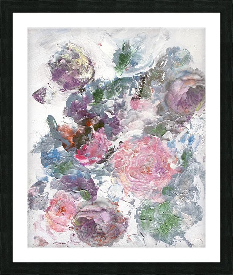 bouquet five Picture Frame print