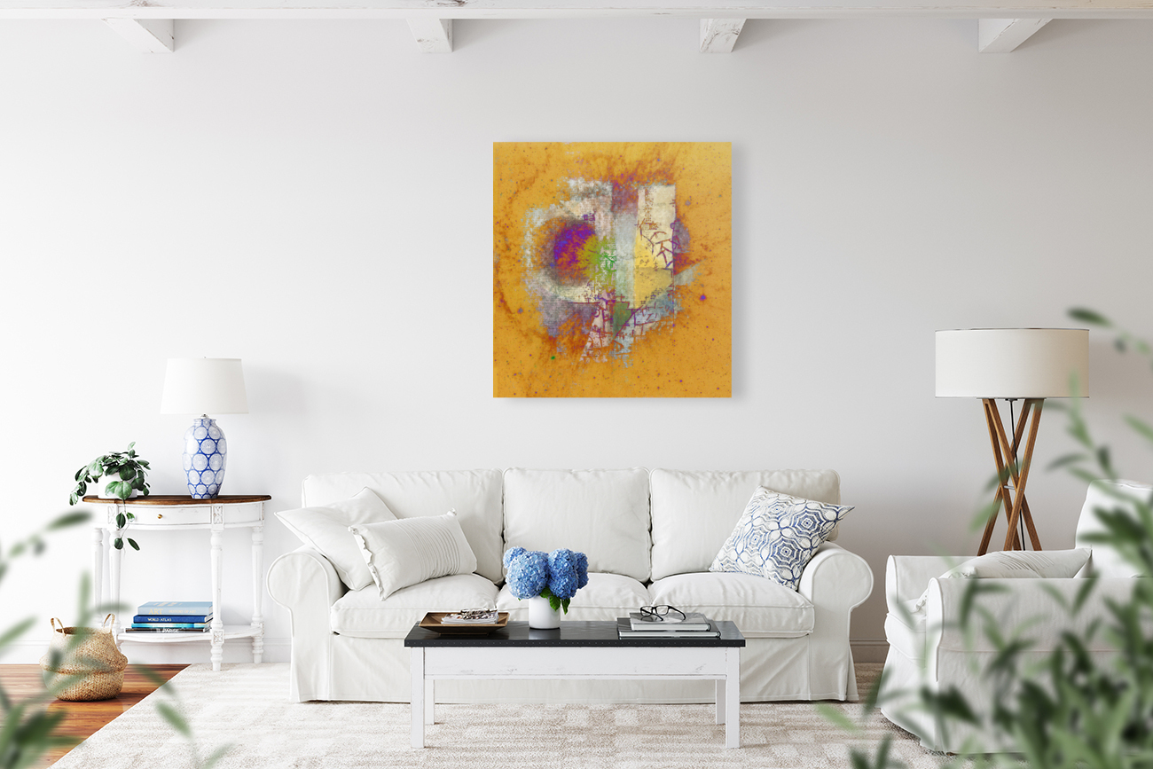 Abstract Marigold Reproduction
