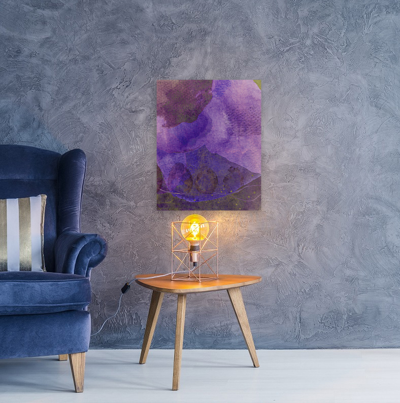 Abstract Purple 2 Reproduction