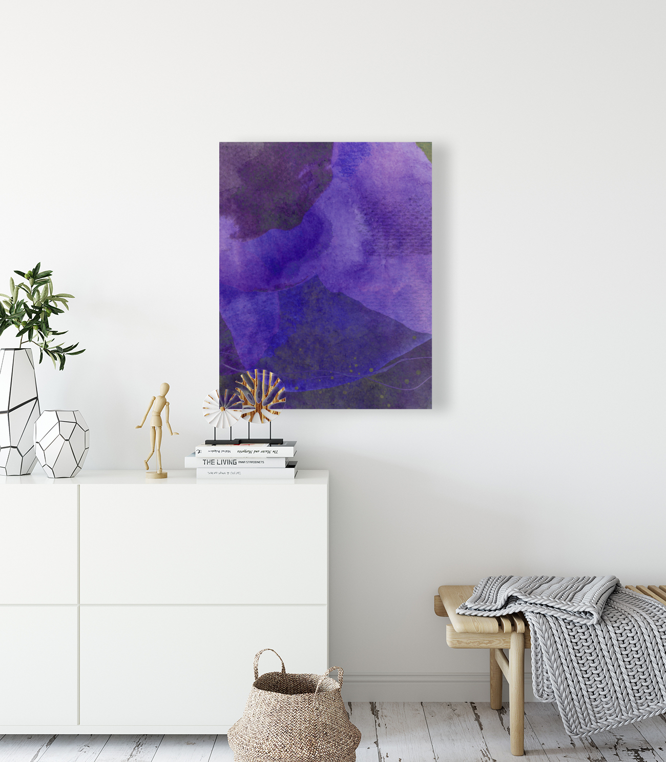 Abstract Purple Reproduction