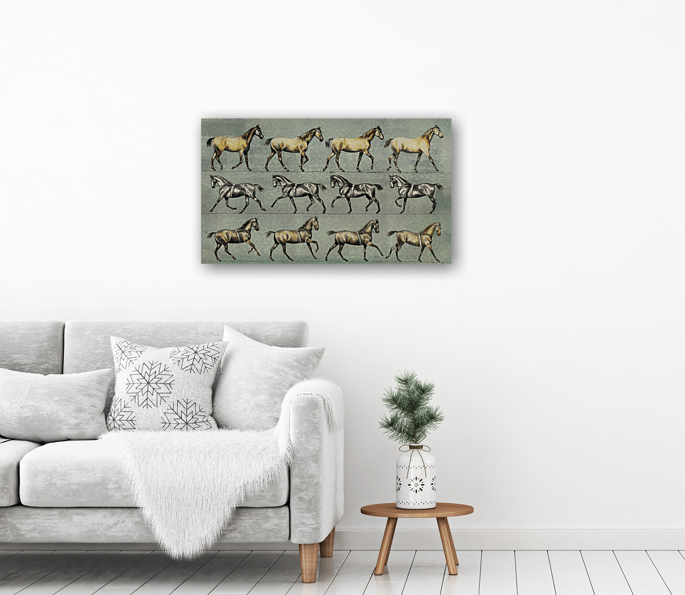 Running Horse Reproduction
