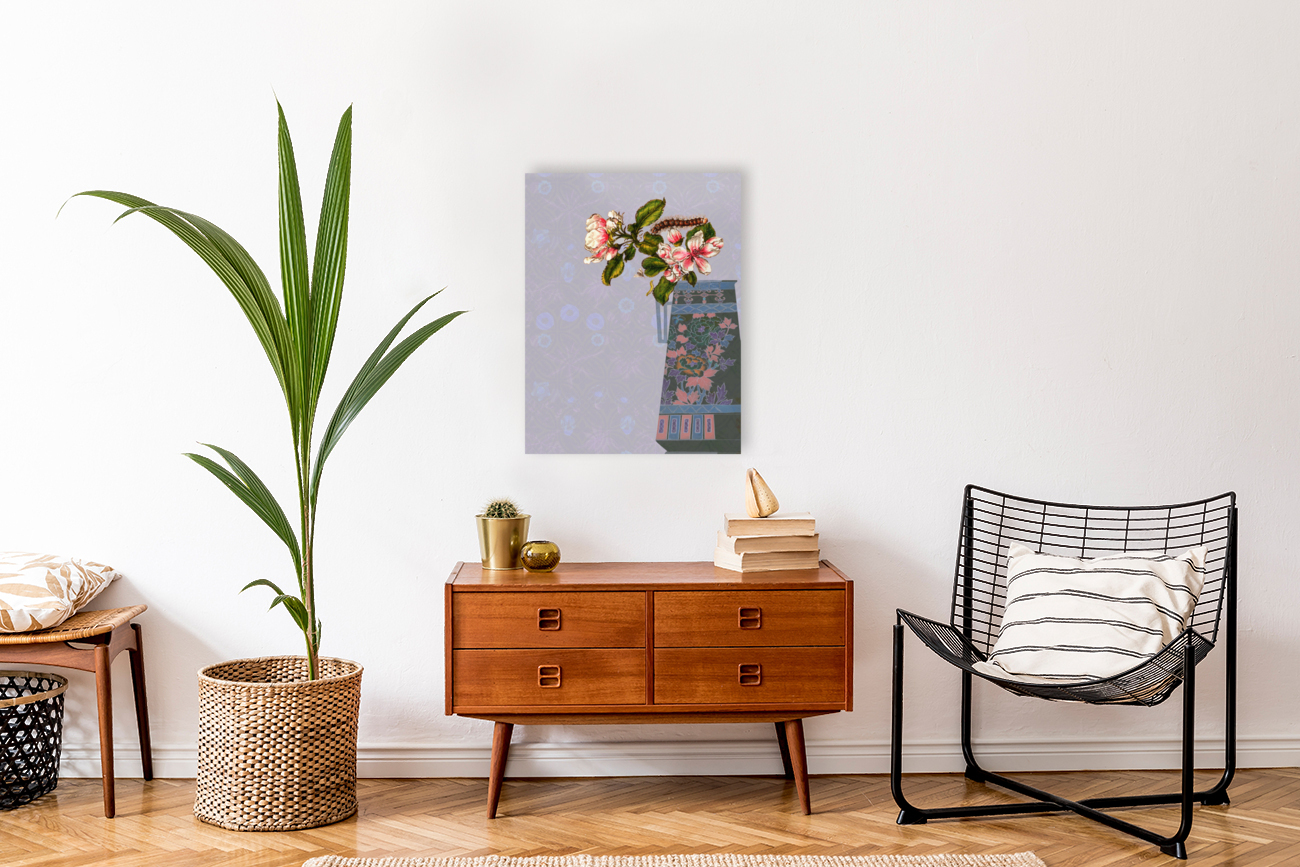 Crabapple Vase Reproduction