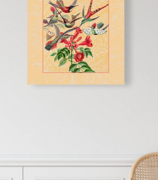 Hummingbird Frenzy by Cathleen Klibanoff