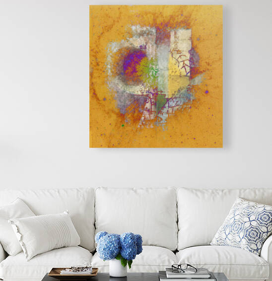 Abstract Marigold by Cathleen Klibanoff