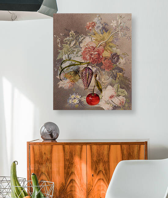 Bouquet and Cherry by Cathleen Klibanoff