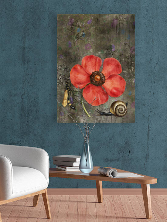 Poppy Snail by Cathleen Klibanoff