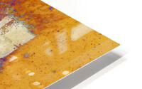 Abstract Marigold HD Metal print