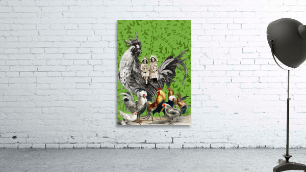 Hens and Friends Wall Preview