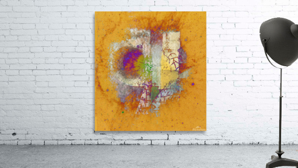 Abstract Marigold Wall Preview