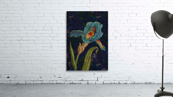 Blue Iris Wall Preview