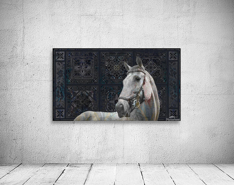 Etched Horse Wall Preview