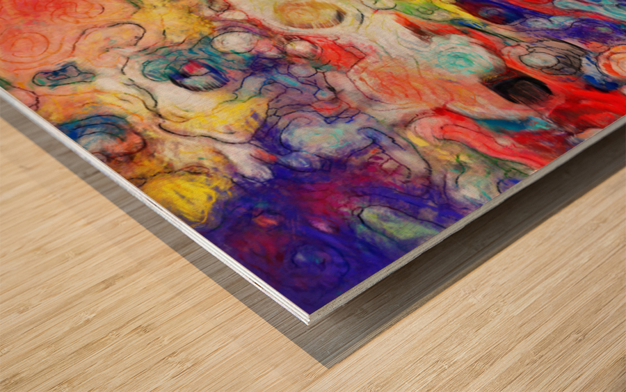 SEE COLOR Wood print