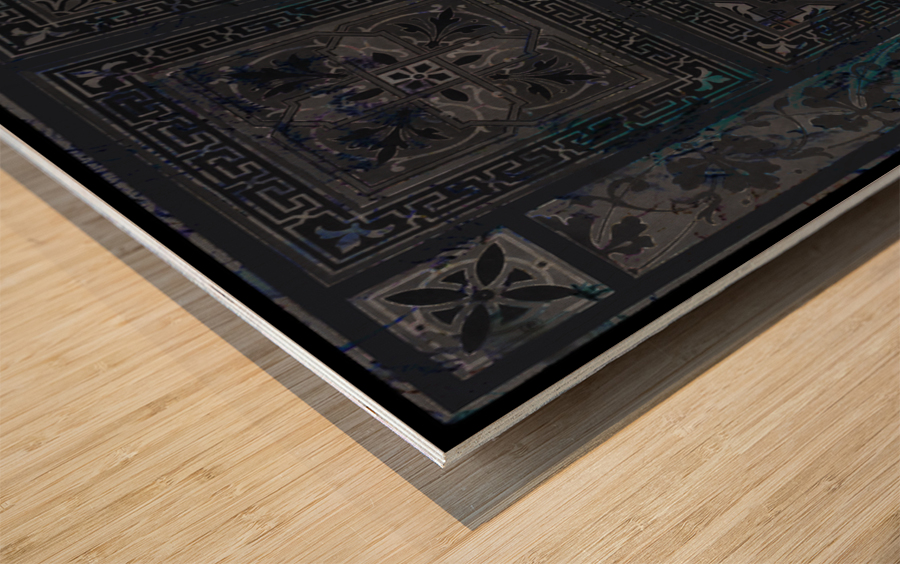 Etched Horse Wood print