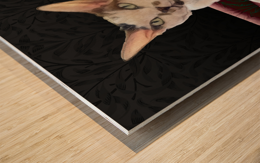 Cheesecake Wood print