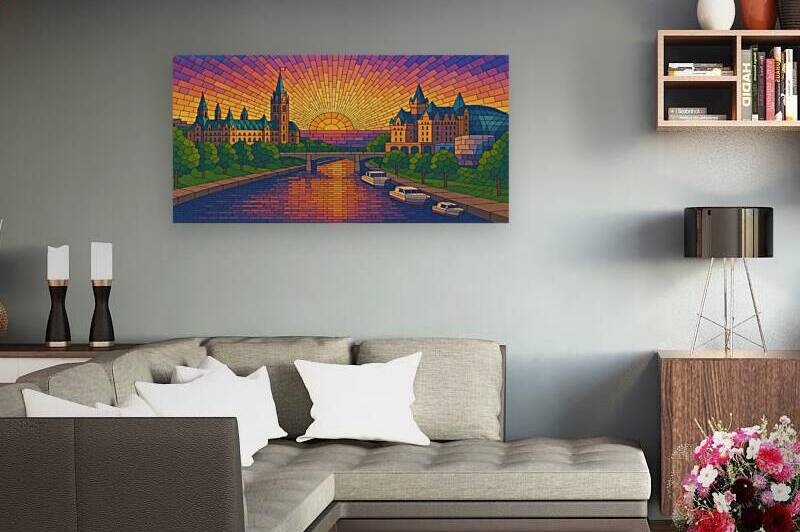 Ottawa   Rideau Canal   5 by Maple Mosaic Designs