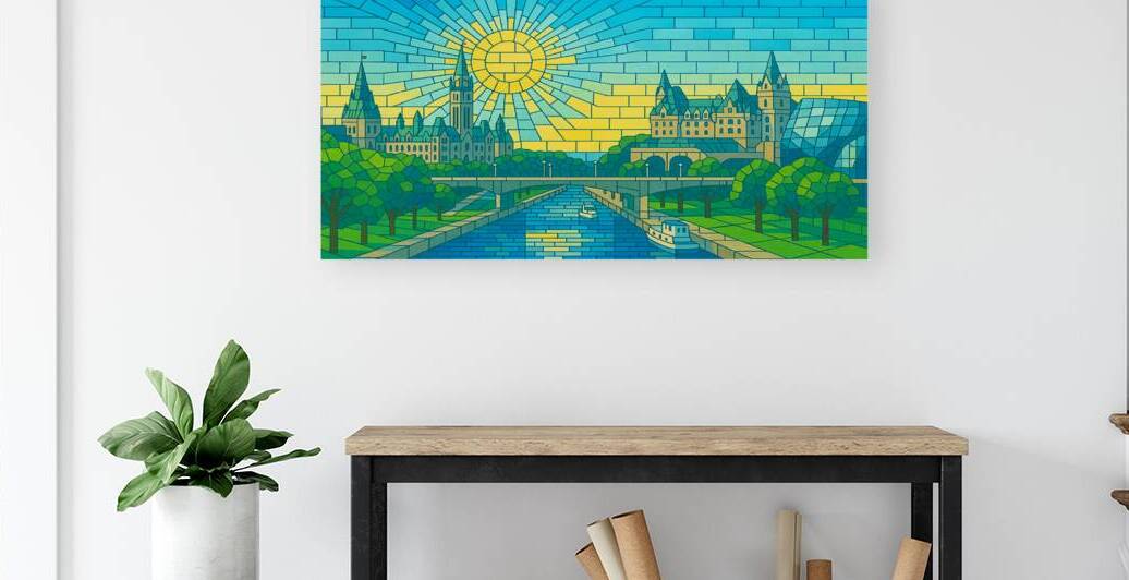 Ottawa   Rideau Canal   6 by Maple Mosaic Designs