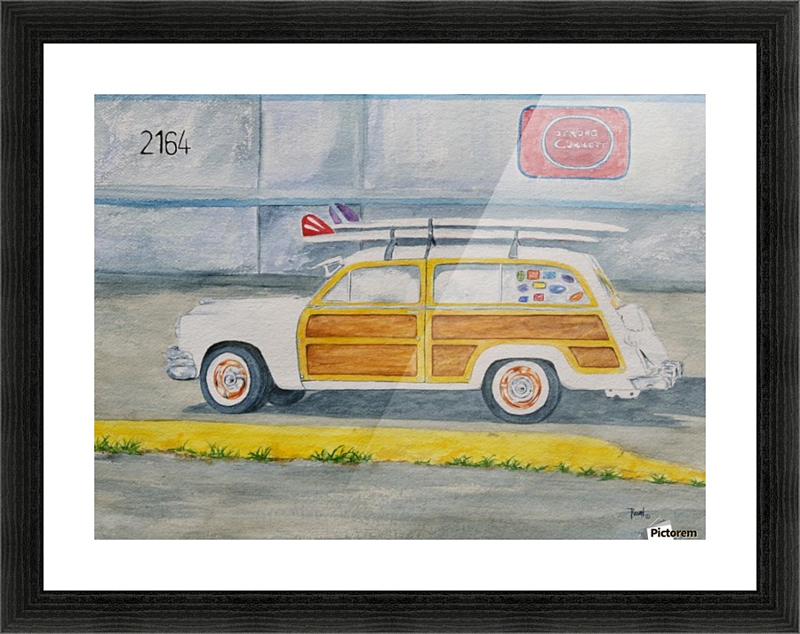 Woody Picture Frame print