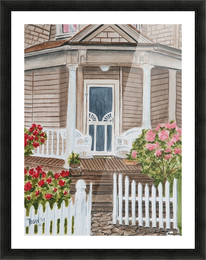 Welcome Home  Picture Frame print