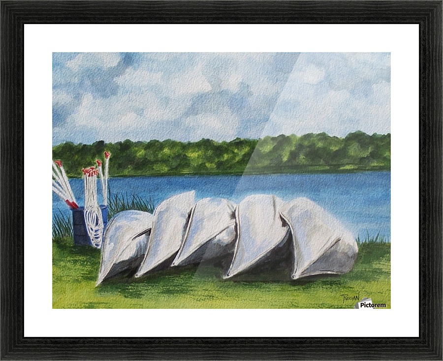 Lazy River  Picture Frame print