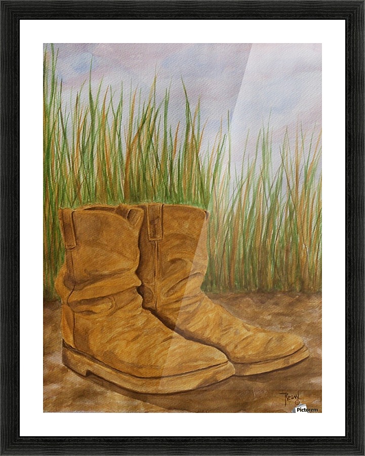 Randy's Boots Picture Frame print