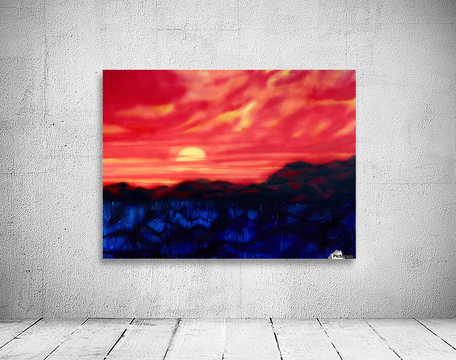 Fire Sunset Wall Preview