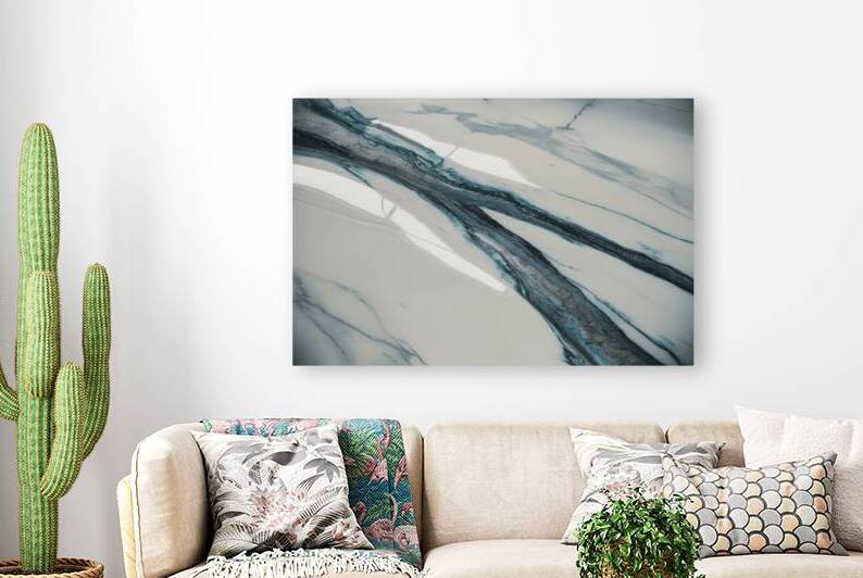 a polished marble surface with intricate swirling by Vasile Brezoianu