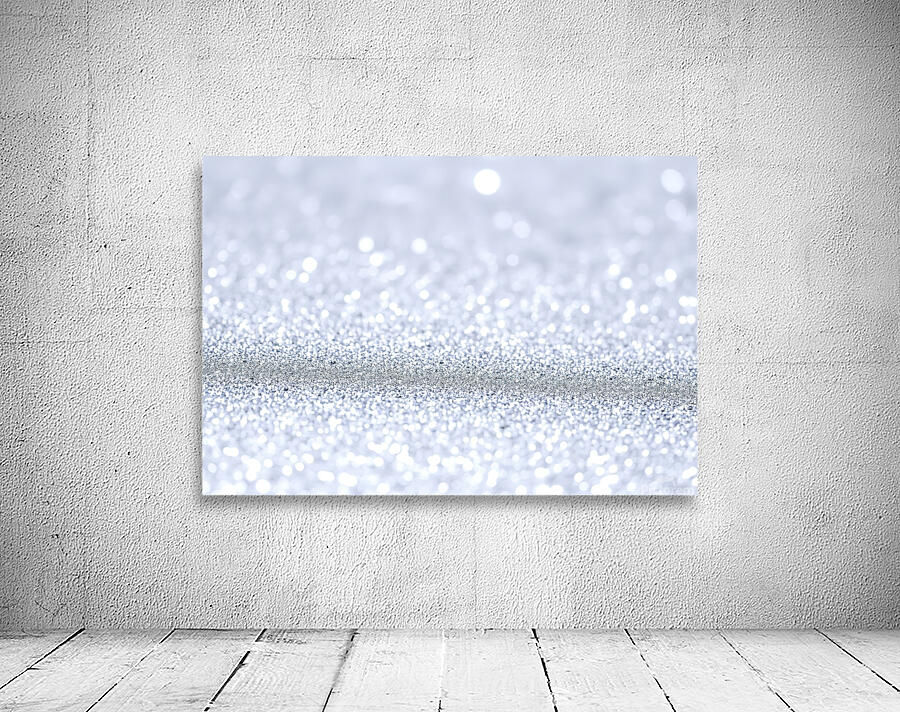 a glittering silver background 1 Wall Preview