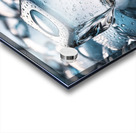 clear translucent ice cubes background 3 Acrylic print
