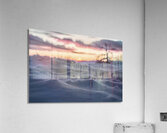 winter landscape abstract background 1 Acrylic Print