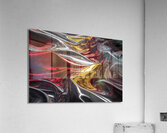 abstract reflective surface background  4 Acrylic Print