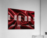 deep red velour background 4 Acrylic Print
