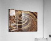 a sandy textured surface Acrylic Print
