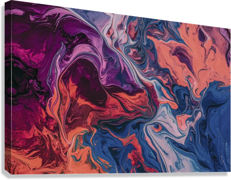 A captivating abstract artwork background 3 Canvas Print