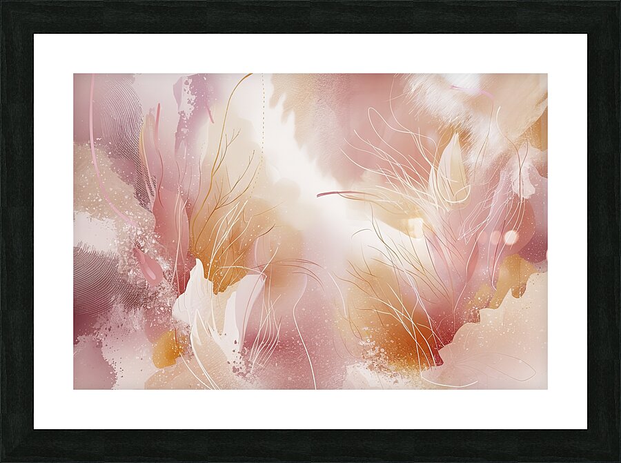 a soft pastel colored background Picture Frame print