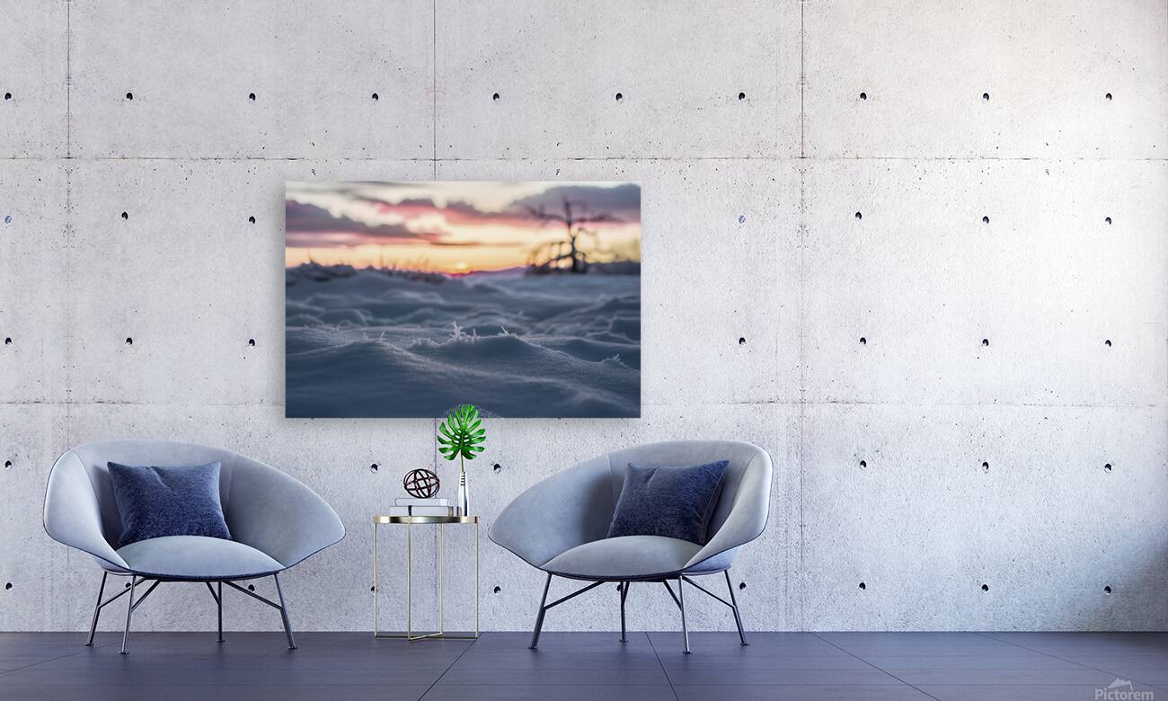 winter landscape abstract background 1 Reproduction