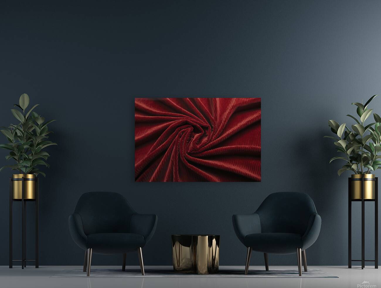 deep red velour background 1 Reproduction