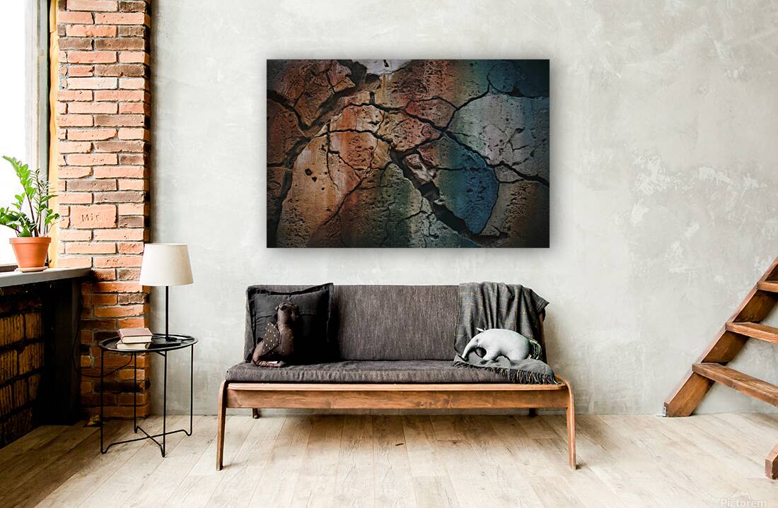 a multi colored textured surface Reproduction