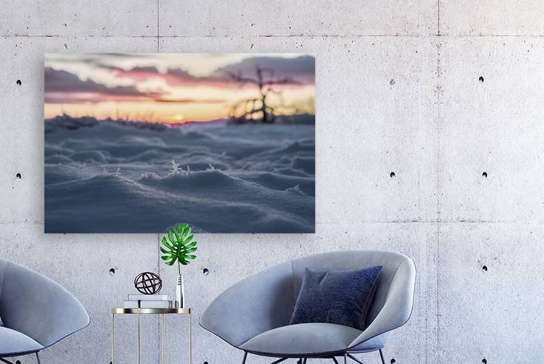 winter landscape abstract background 1 Reproduction