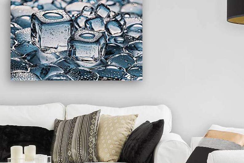 clear translucent ice cubes background 3 by Stoica Lilian