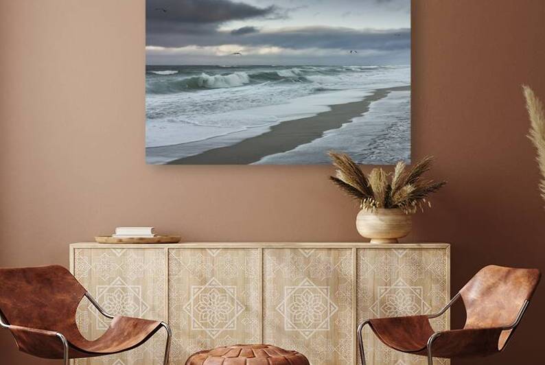 Sea foam on the beach. Sea beach and soft wave on by Stoica Lilian