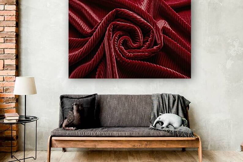 deep red velour background 4 by Stoica Lilian