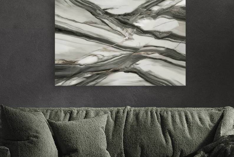 A marbled texture predominantly in shades of whit by Stoica Lilian