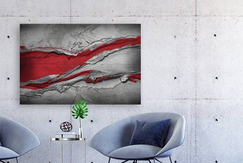 A striking panoramic abstract decorative backgrou by Stoica Lilian