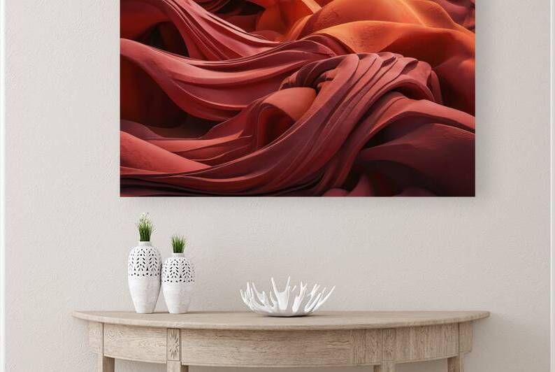 a blend of draped fabric by Stoica Lilian