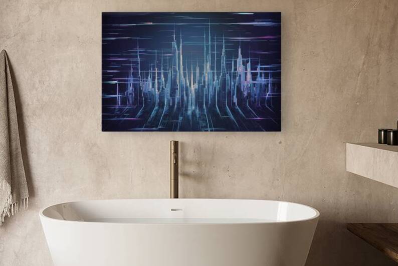 a futuristic light abstract background by Stoica Lilian