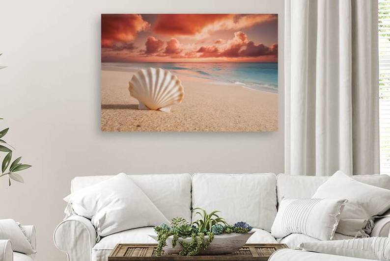 a pristine exotic beach with soft golden sand by Stoica Lilian