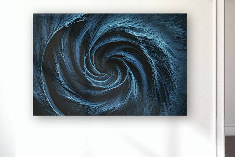 a rich and vibrant blue texture by Stoica Lilian