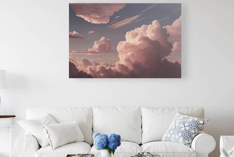 a sky filled with fluffy cotton like clouds by Stoica Lilian